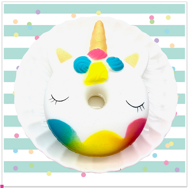 Unicorn donut squishy new arrivals