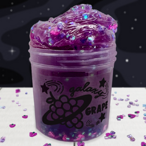 Galaxy Grape Bingsu Bead Slime | Slimy Panda Slime Shop