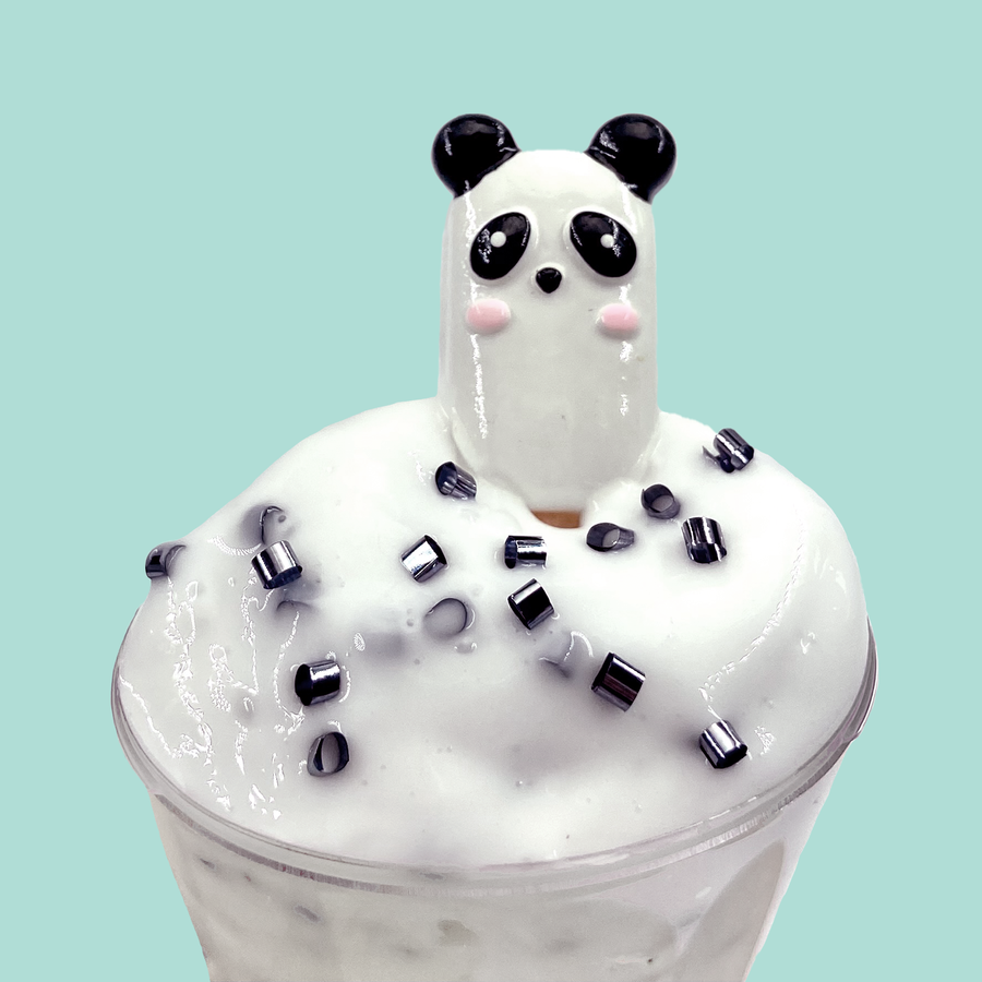 Panda Pop Glossy Bingsu Slime - slimy panda slime shop
