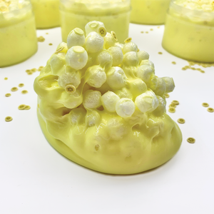 Banana Cream Crunch Butter Slime - Slimy Panda Slime Shop