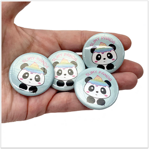 Slimy Panda Button Pin - Slimy Panda Slime Shop