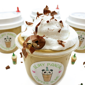 Caramel Frappuccino Butter Slime - Slimy Panda Slime Shop